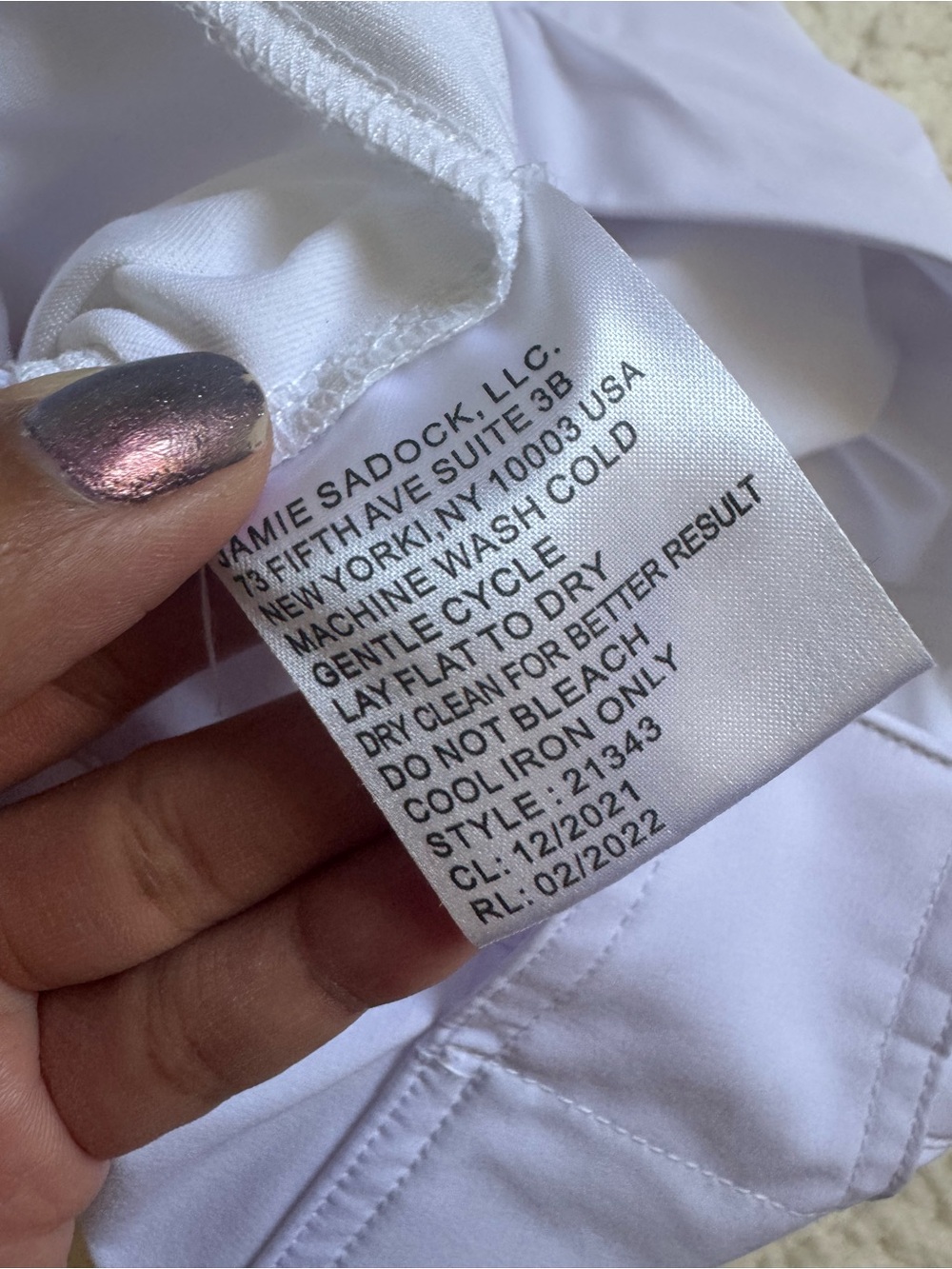 Jamie Sadock White Golf Skort Cargo Pockets Built In Shorts Size 6 - Picture 4 of 9